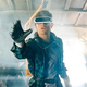 Wade Watts (Tye Sheridan) takes a trip into the OASIS in Ready Player One.